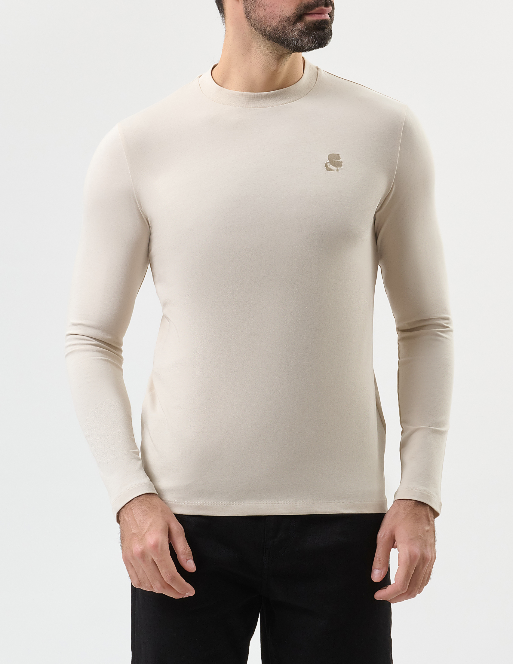 Лонгслив, Бежевый;молочный
Лонгслив, Бежевый;молочный