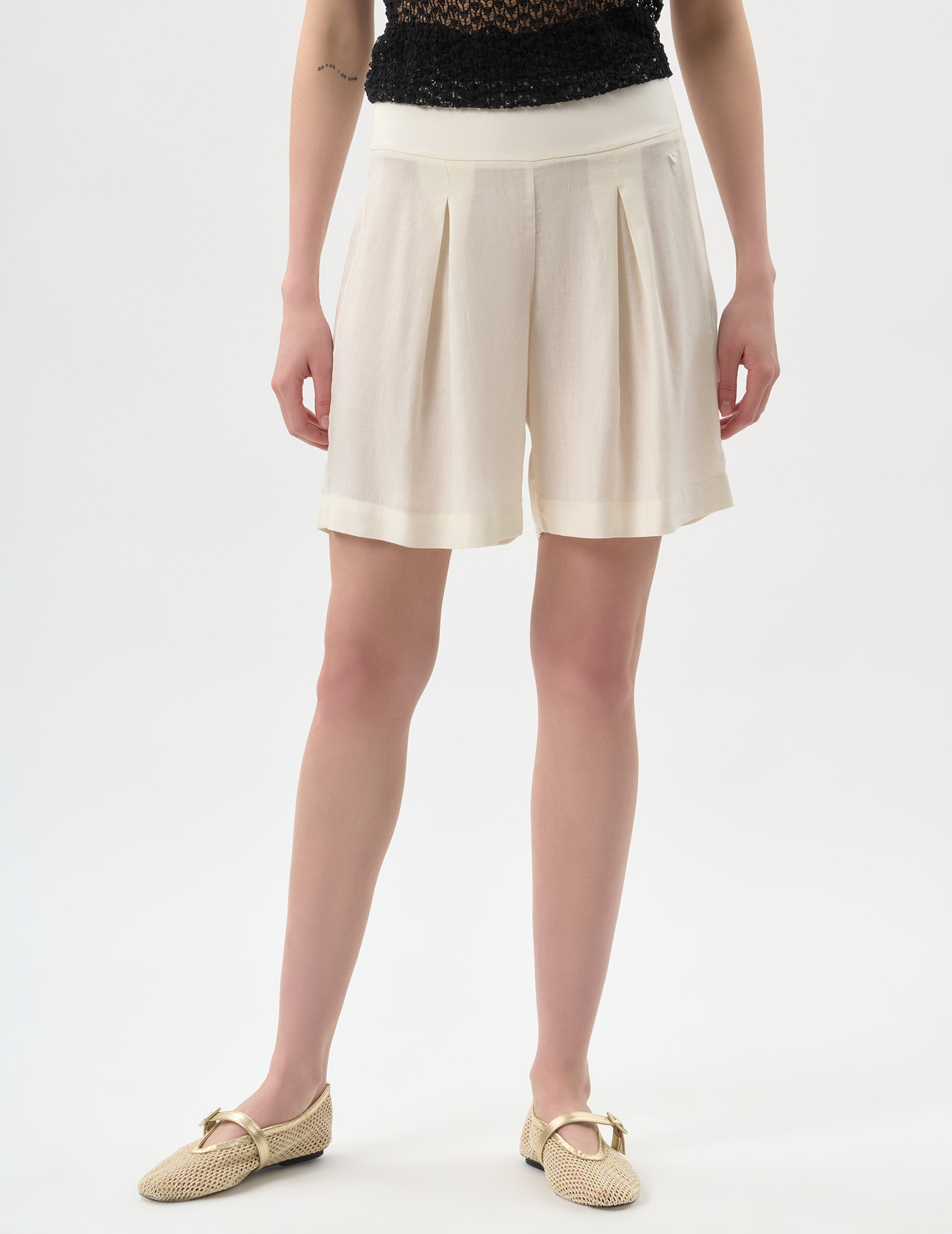 Шорты, Молочный;бежевый
Шорты, Молочный;бежевый