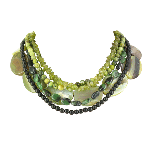 Ожерелье, Зеленый
Ожерелье, Зеленый