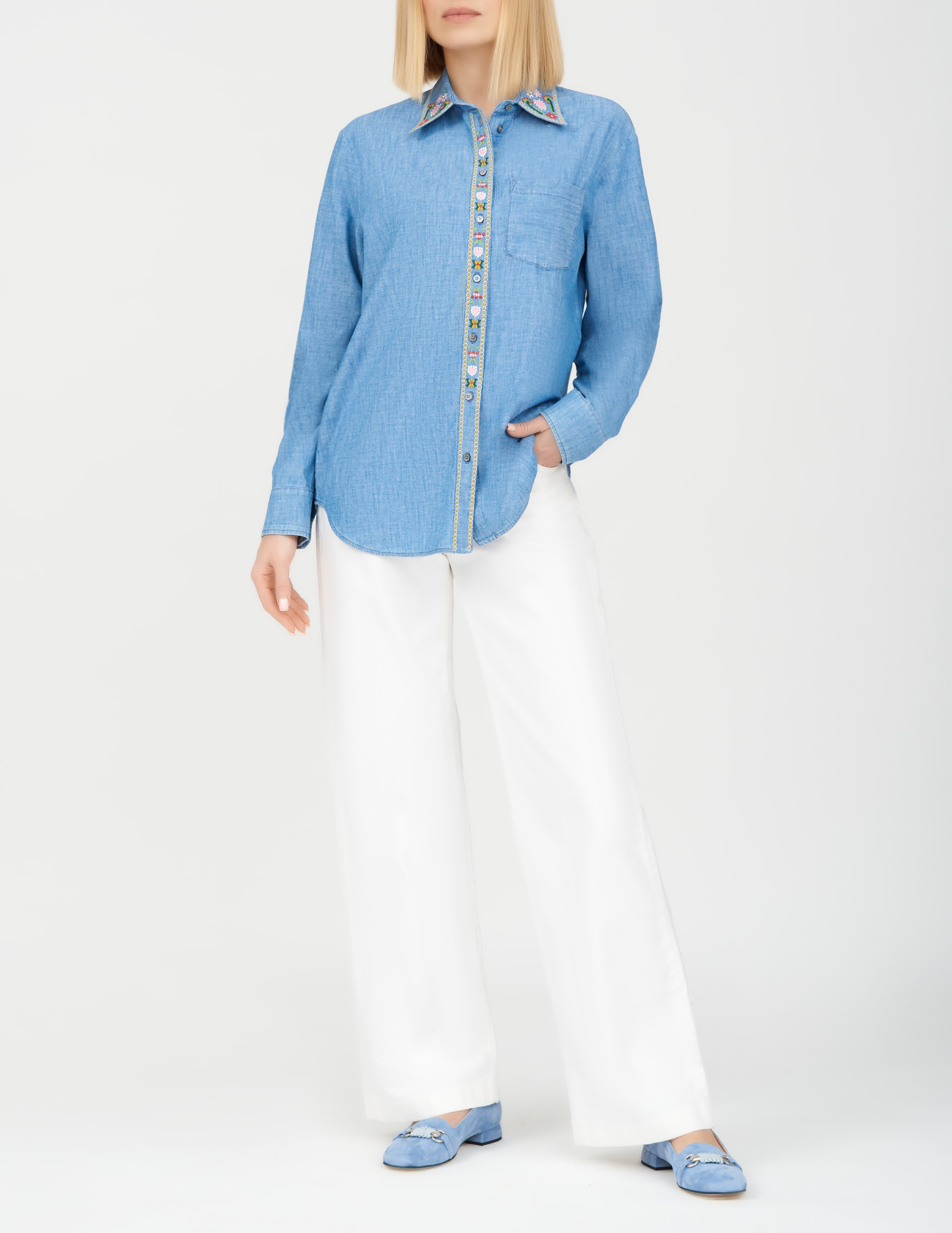 Рубашка, Голубой
Рубашка, Голубой