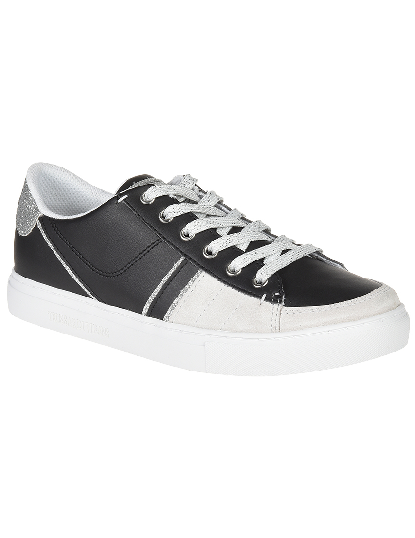 женские черные Кеды Trussardi AGR-79A003119Y099999-K311 - фото-2