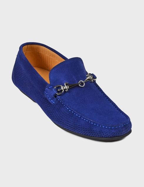 синие Лоферы Paciotti 57022-blue