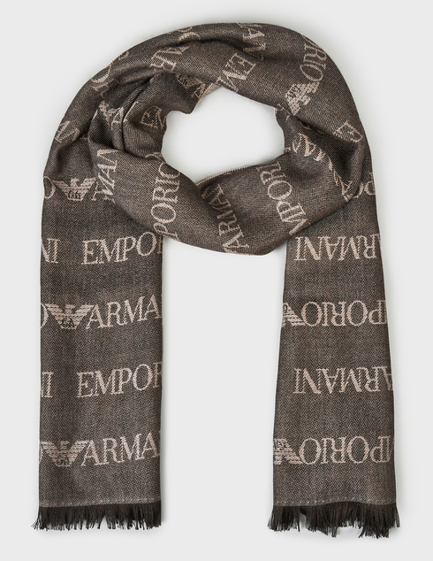Emporio Armani 625053-wool-logo-brown фото-1