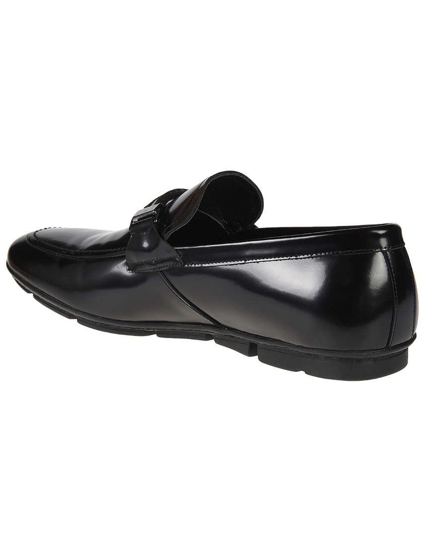 мужские черные Мокасины Roberto Serpentini RSHO24240_black - фото-2
