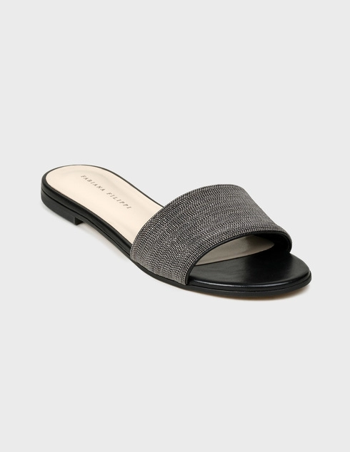 черные Шлепанцы Fabiana Filippi FF-AS37919H771EMMA-black