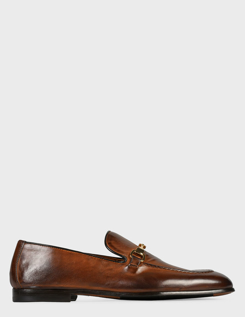 мужские коричневые Лоферы Doucal'S 1939-036-02-brown - фото-6