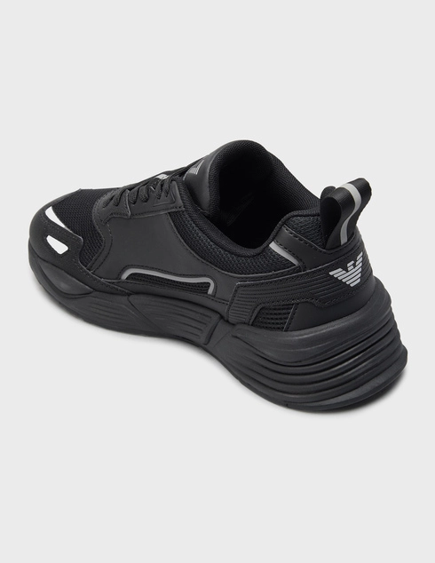 мужские черные Кроссовки Ea7 Emporio Armani 308-026_black - фото-2