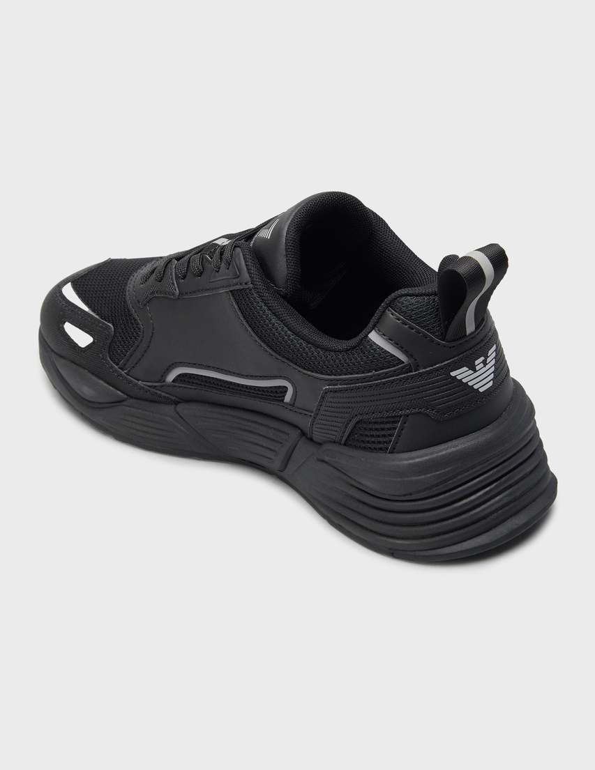 мужские черные Кроссовки Ea7 Emporio Armani 308-026_black - фото-2