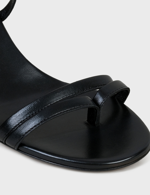 женские черные кожаные Босоножки L'Autre Chose SLDL025-70CP26151001-black - фото-5