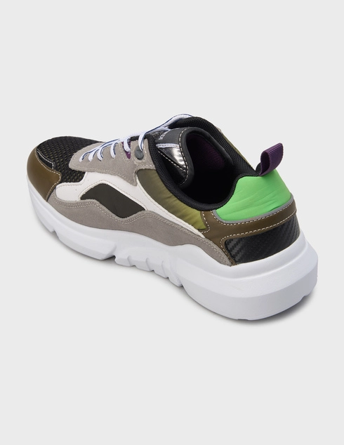 мужские многоцветные Кроссовки Trussardi 00334-multi - фото-2