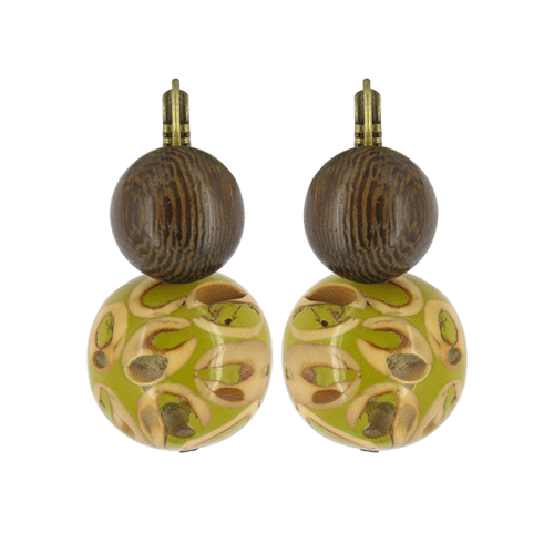 

Серьги, Коричневый