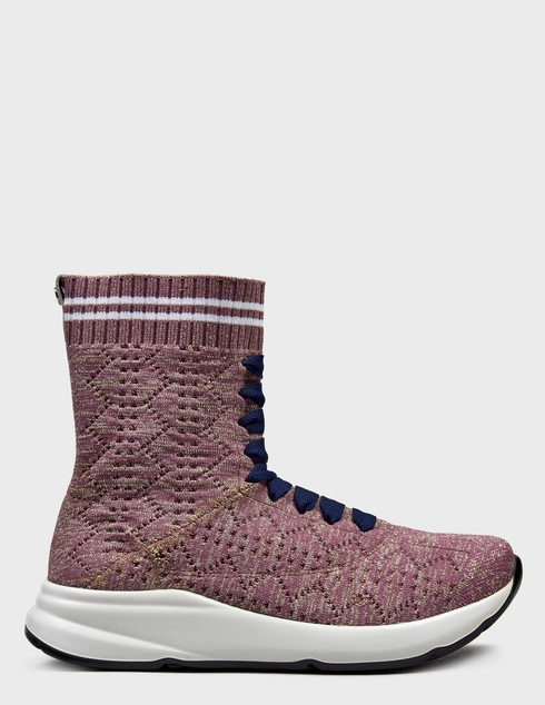 женские розовые текстильные Кроссовки Jog Dog JD-Well07D-7D-RoseGold_pink - фото-5