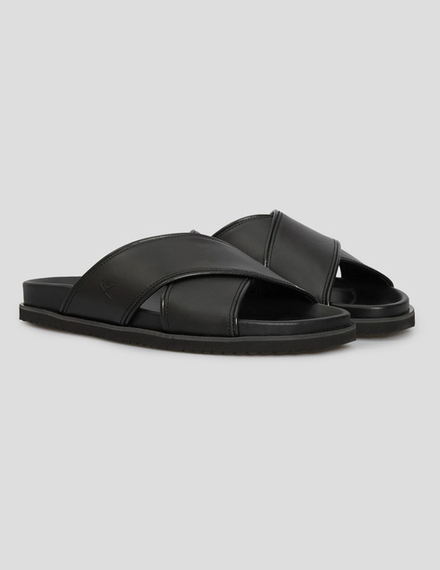 черные Шлепанцы Hackett London HMS21474-999_black