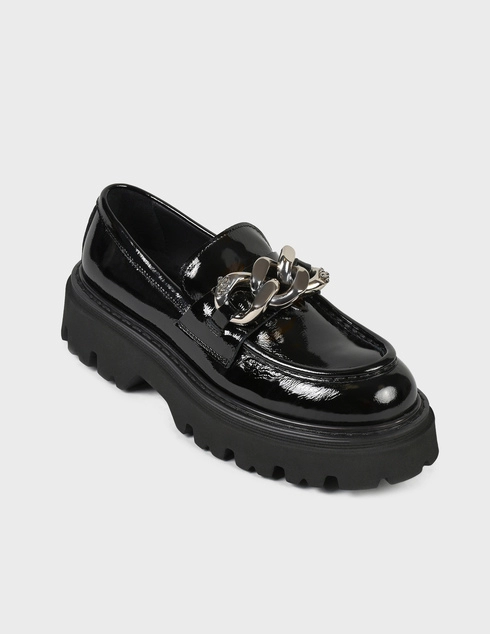 черные Лоферы Casadei 125-black