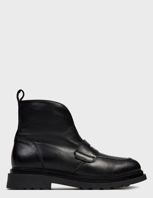 женские черные кожаные Ботинки Donna Soft AGR-1934_black - фото-5