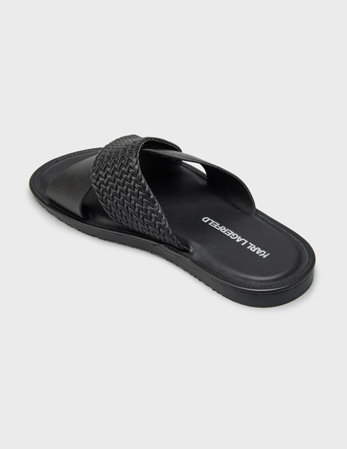 мужские черные Шлепанцы Karl Lagerfeld 855019562470-990_black - фото-2