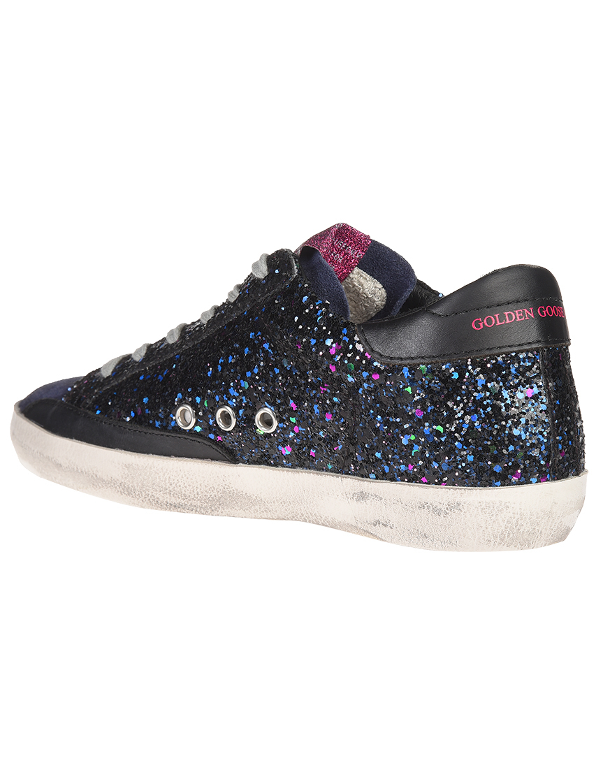 женские синие Кеды Golden Goose Deluxe Brand G33WS-590-L68_blue - фото-2