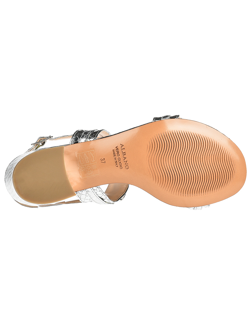 серебряные Босоножки Albano 9597_silver размер - 36; 37