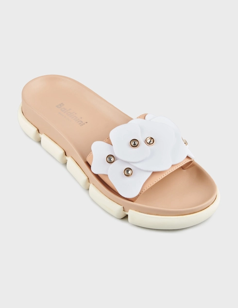 бежевые Шлепанцы Baldinini 62005_beige