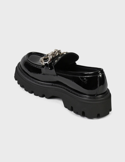 женские черные Лоферы Casadei 125-black - фото-2