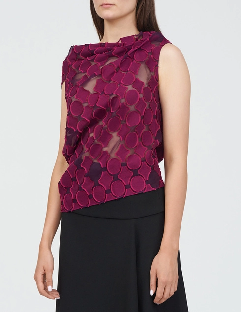 Roland Mouret RM-PS17-6100D-6447-1211-Eugene-top_pink фото-2