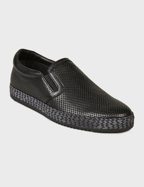 черные Слипоны Giampiero Nicola 40123_black