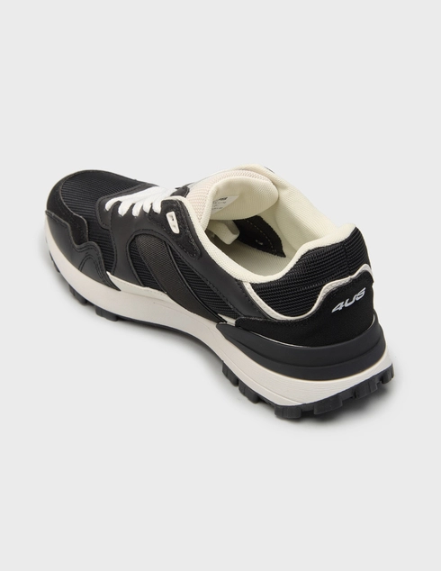 мужские черные Кроссовки 4US Cesare Paciotti SNOOZE-R_black - фото-2