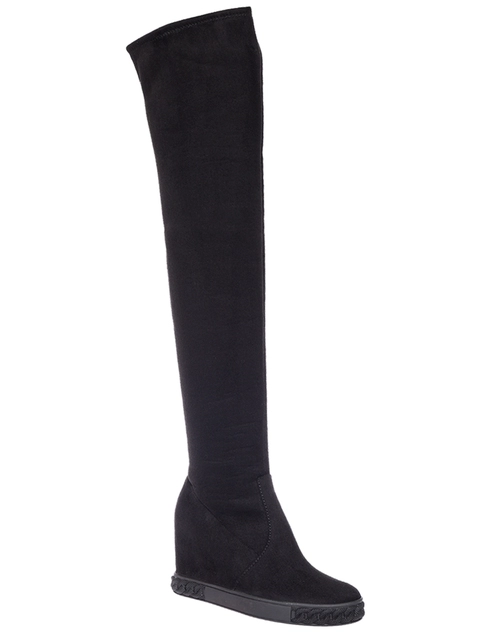 черные Ботфорты Casadei 883_black