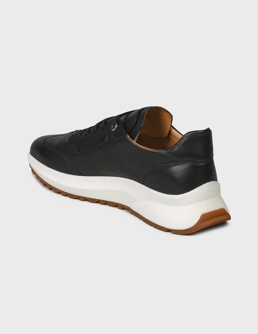 мужские черные Кроссовки Bally Davor_black - фото-2