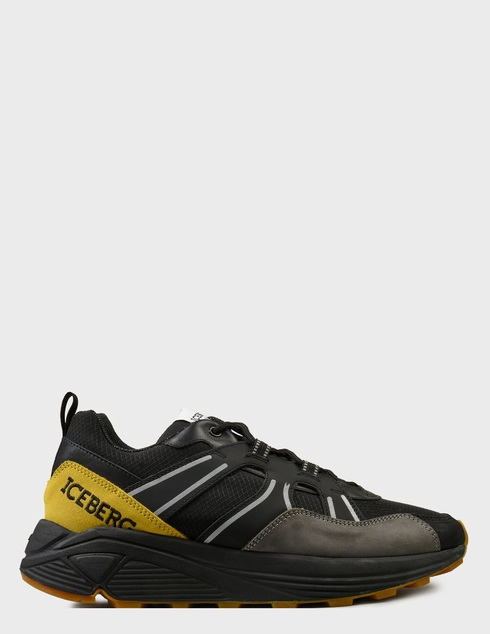 мужские черные текстильные Кроссовки Iceberg ICE1463NERO_black - фото-5