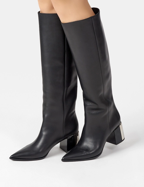 черные Сапоги Casadei 012_black