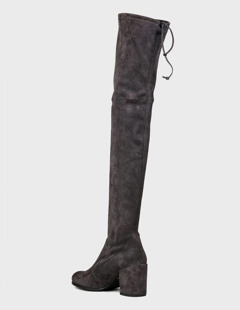 женские серые Ботфорты Stuart Weitzman SW-YL50257-TIELAND-gray - фото-2