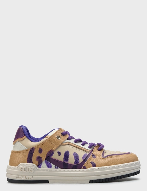 женские многоцветные кожаные Кеды GCDS GCD1006_455_P_multi - фото-5