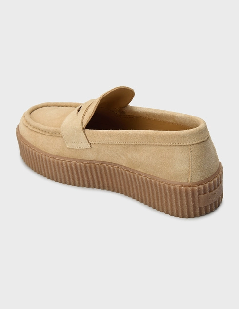 женские бежевые Лоферы Weekend Max Mara KAPOKLOAFER_beige - фото-2