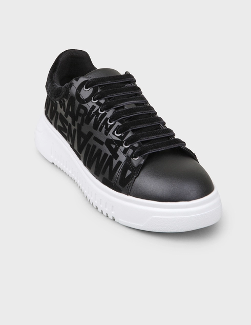 женские черные Кеды Emporio Armani X3X024XM531A083 - фото-2