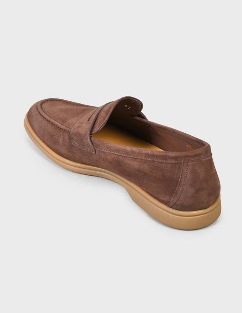 мужские коричневые Лоферы Luca Guerrini 1057-brown - фото-2