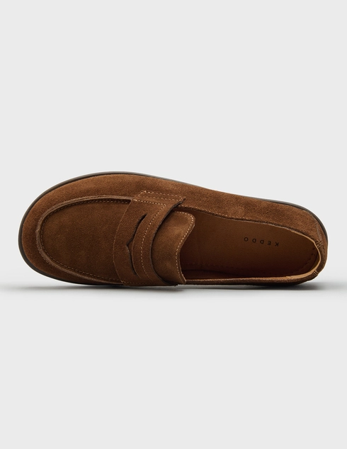 коричневые мужские Лоферы Keddo 867070-02-01_brown 4917 грн