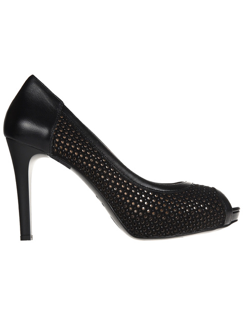 женские черные кожаные Туфли Nero Giardini 805450_black - фото-5