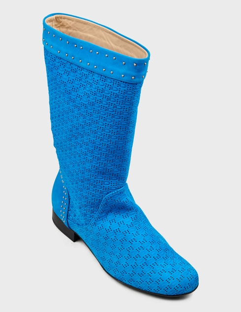 синие Сапоги Ernesto Dolani 136_blue