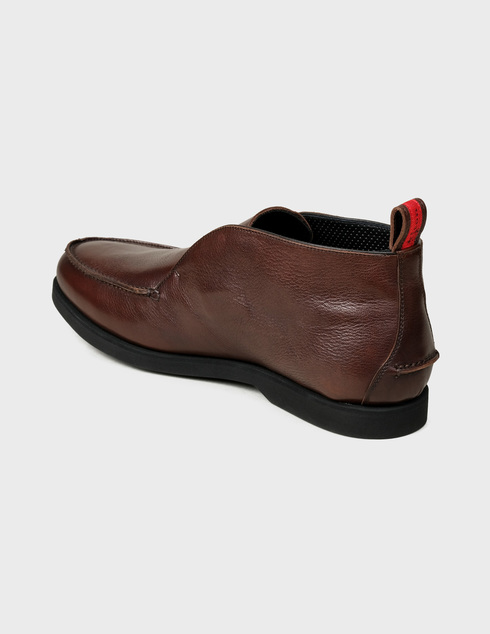 мужские коричневые Ботинки Kiton Kit-AW19-20-USSFLYN0014502001-brown - фото-2