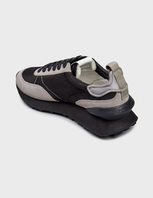 женские черные Кроссовки Iceberg 2136-Grey_gray - фото-2
