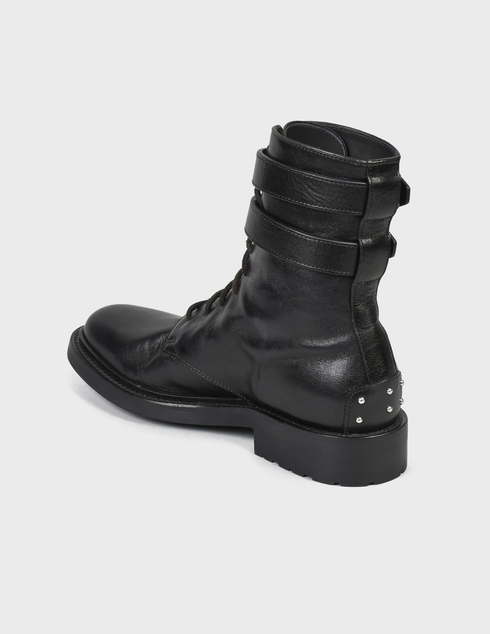 женские черные Ботинки Saint Laurent Paris 4917-black - фото-2