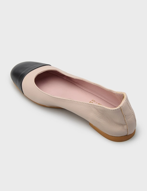 женские бежевые Балетки Nila & Nila W2616_beige - фото-2