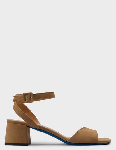 женские бежевые замшевые Босоножки Loriblu 6EQ5LV25-V2506 - фото-5