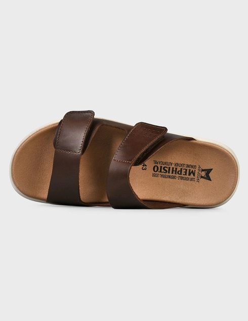 коричневые мужские Шлепанцы Mephisto CLAYTON-brown 6188 грн