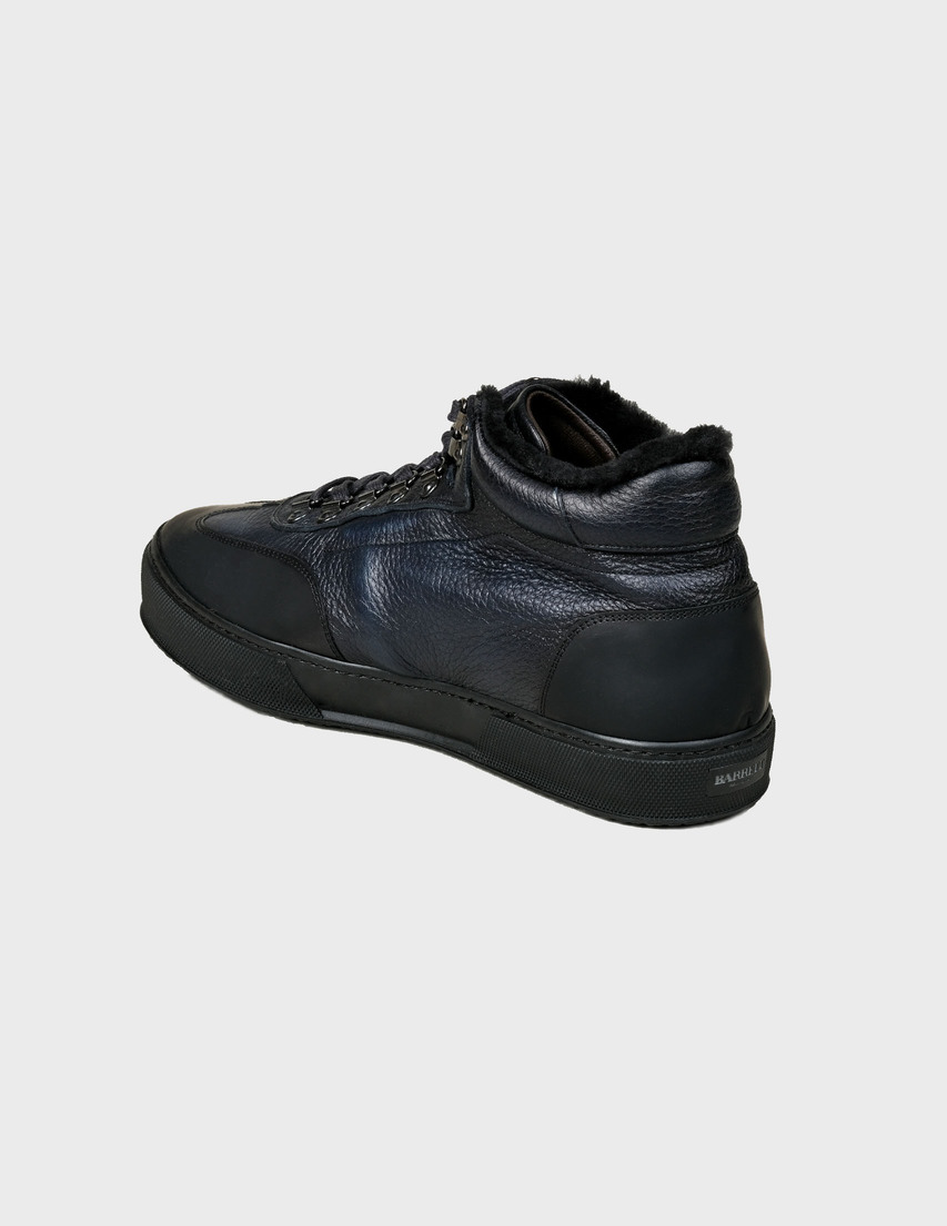 мужские синие Кеды Blu Barrett Brt-AW19-20-NW-042-blue - фото-2