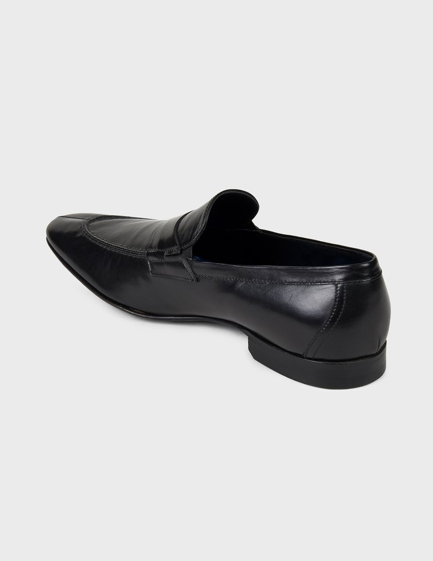 мужские черные Лоферы Gianfranco Butteri 46409-black - фото-2