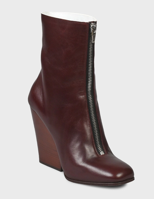 бордовые Ботильоны Celine 4669-bordo
