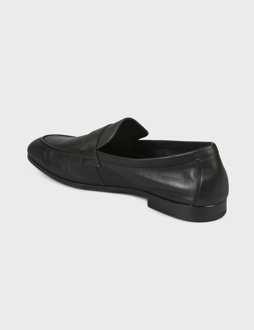 мужские черные Лоферы Frau 3475-black - фото-2