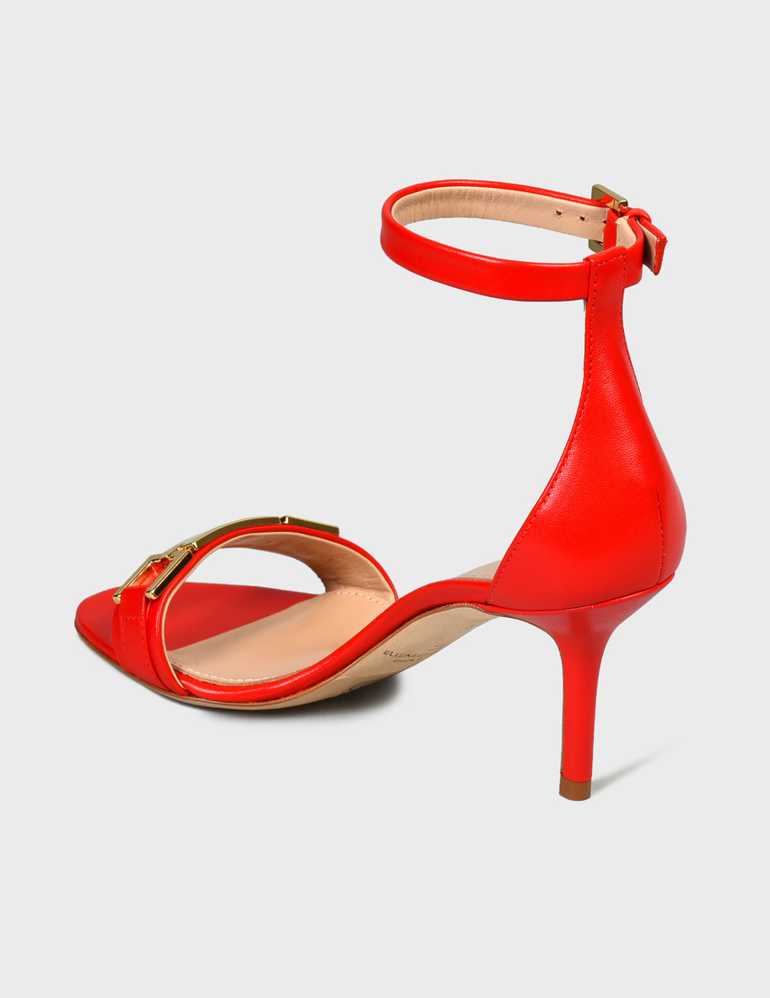 женские красные Босоножки Elisabetta Franchi SA-70L-21E2-V440-E70 - фото-2
